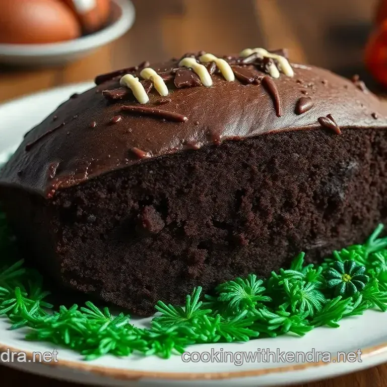 Touchdown Triple Chocolate Football Cake