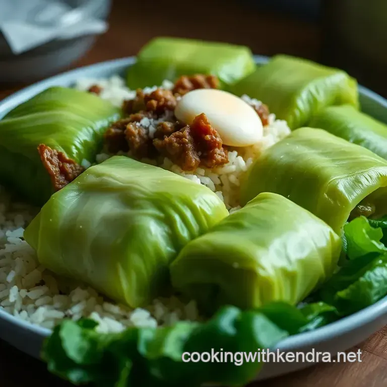 Traditional Halupki: Comforting Cabbage Rolls Stuffed with Flavor presentation
