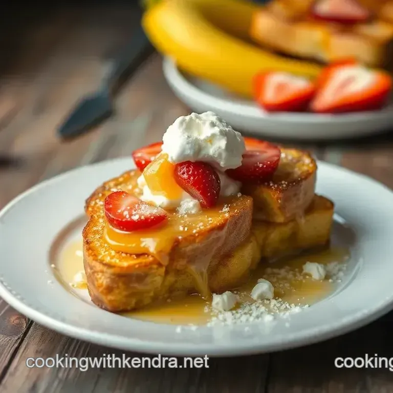 French Toast Banana Coconut Delight