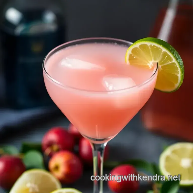 Tropical Lychee Martini: a Taste of Paradise in a Glass presentation