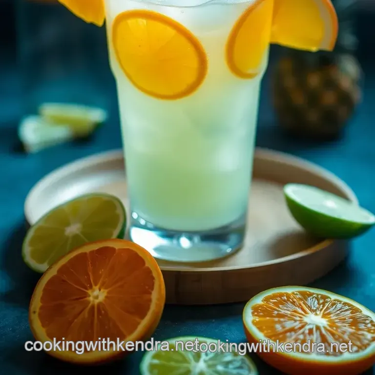 Tropical Rum Punch: A Vibrant Summer Escape presentation