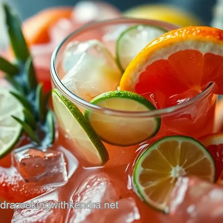 Tropical Rum Punch: A Vibrant Summer Escape