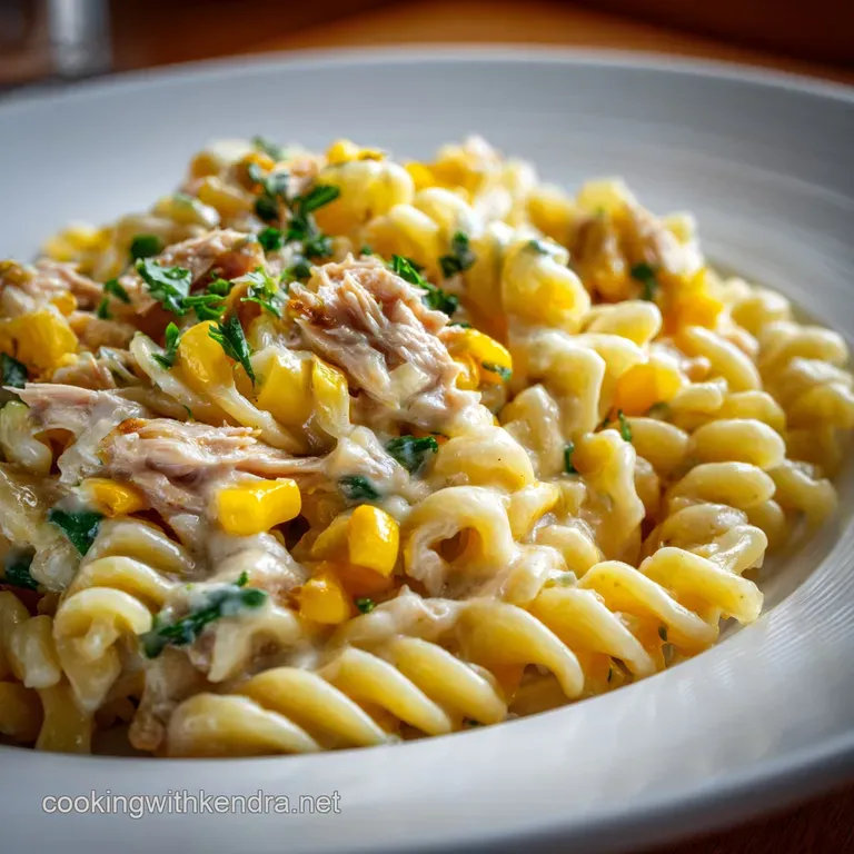 Tuna and Sweetcorn Pasta: the Zesty Creamy 25-Minute Comfort Food Champion presentation