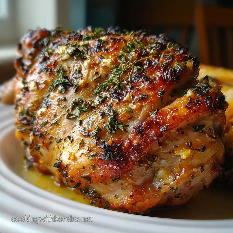 Turkey Breast Recipe with Garlic and Herbs
