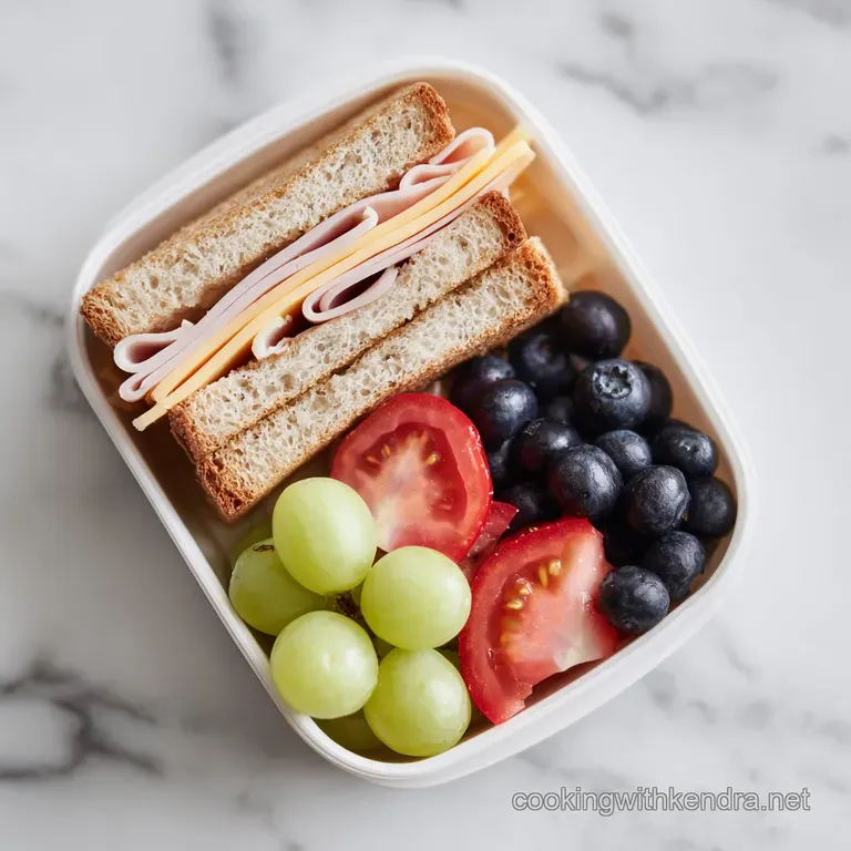 Turkey and Cheese Pinwheels: 10-Minute School Lunch