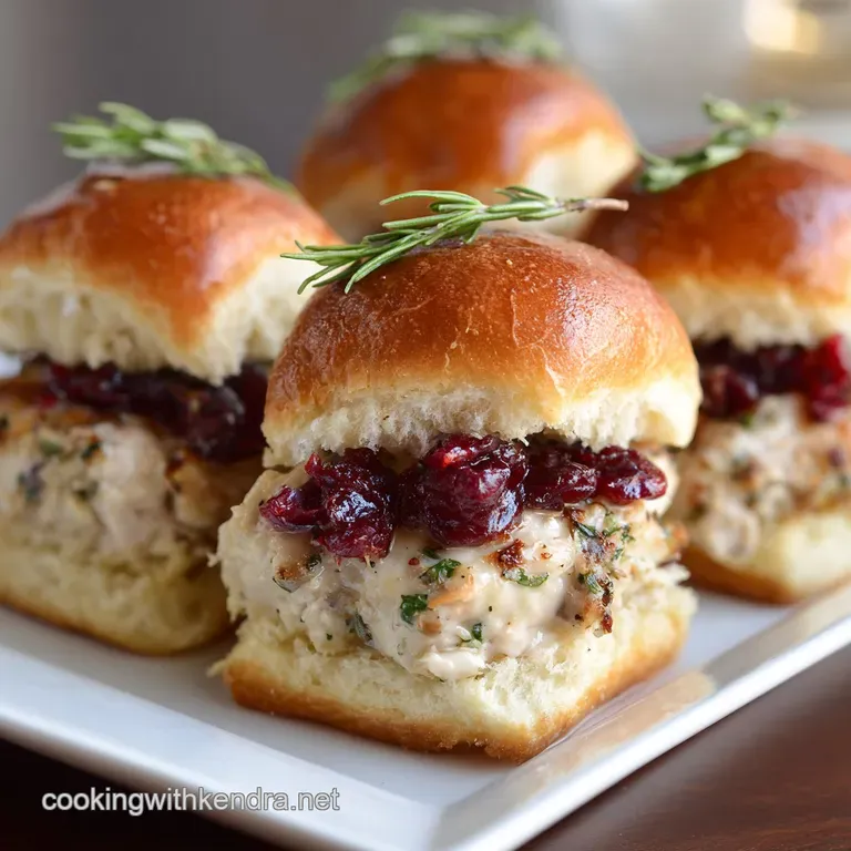 Turkey Cranberry Sliders with Hawaiian Rolls: the Ultimate Cheesy Bake presentation