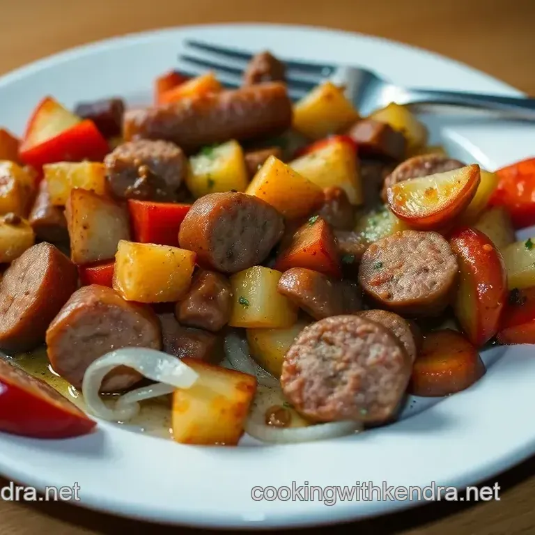 Turkey Sausage & Apple Breakfast Hash