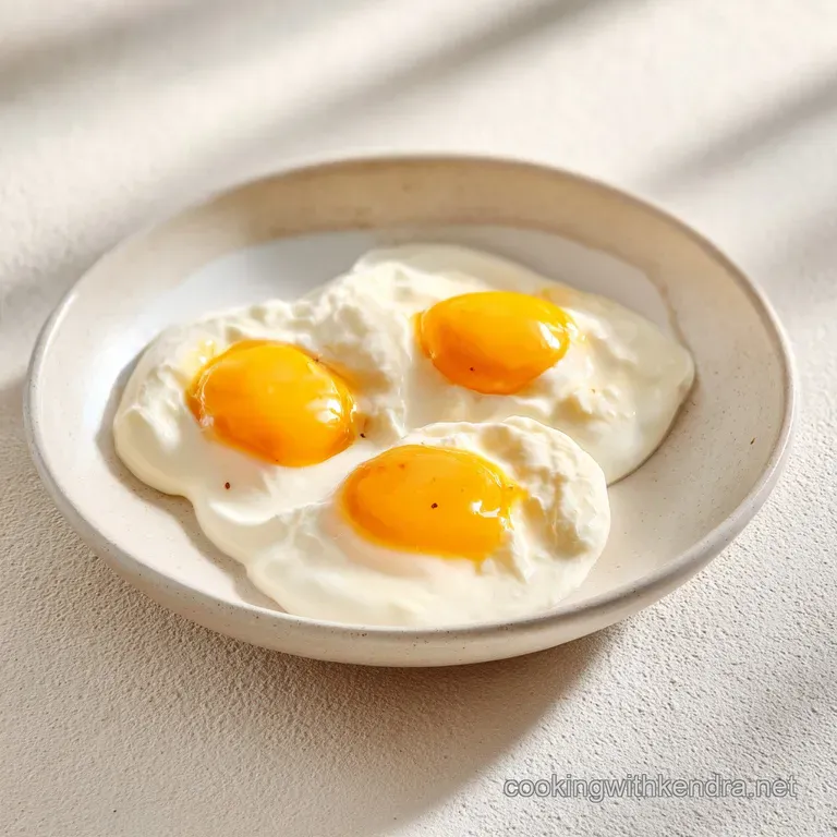 Turkish Eggs Cilbir: Velvety and Savory