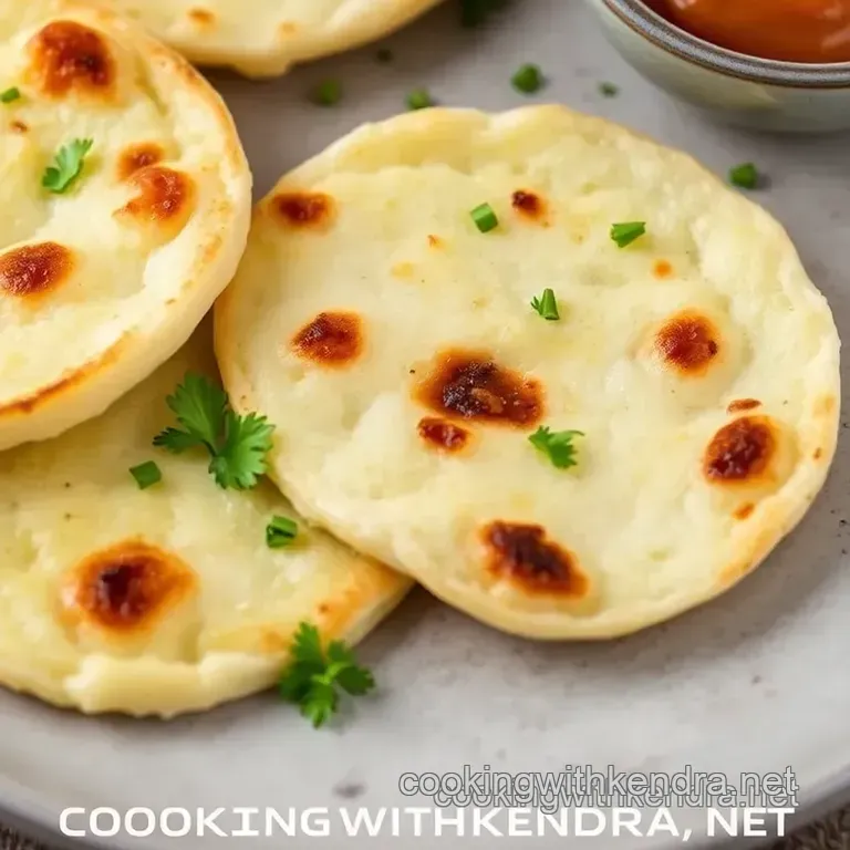 Turte la Tigaie: Delicious Pan-Fried Romanian Potato Flatbreads presentation
