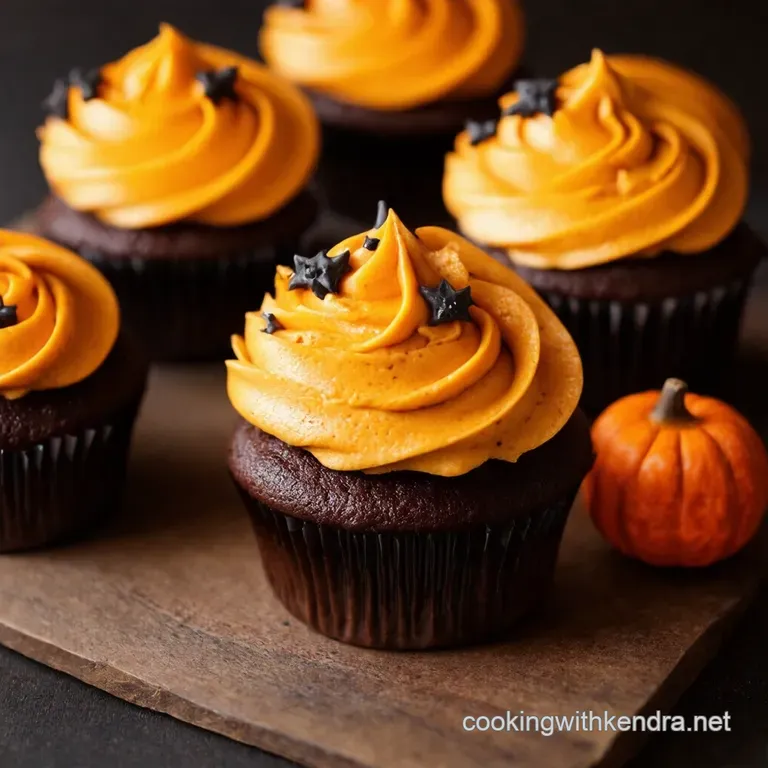 Twisted Tree Halloween Cupcakes presentation