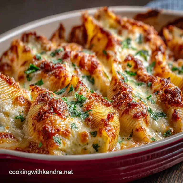 Baked Stuffed Shells: the Ultimate Cheesy Ricotta Comfort Food presentation