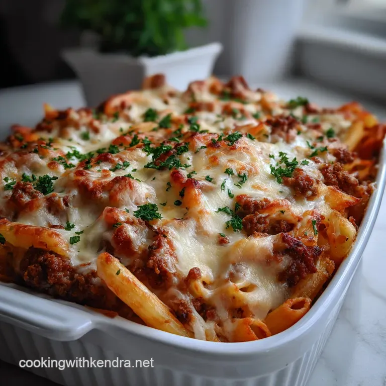The Best Baked Ziti: Ultimate Comfort Food presentation