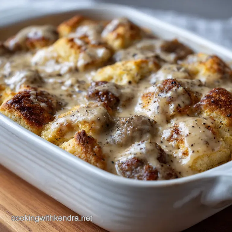 Biscuits and Gravy Casserole: The Ultimate Sausage Breakfast Bake