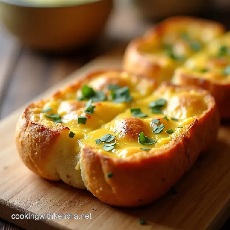 Ultimate Cheesy Garlic Bread Fit for a King or Queen presentation
