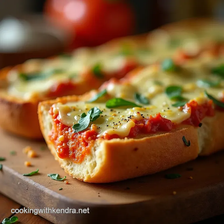 The Ultimate Proper Job Cheesy Garlic Bread Restaurant Quality Home Cook Easy presentation