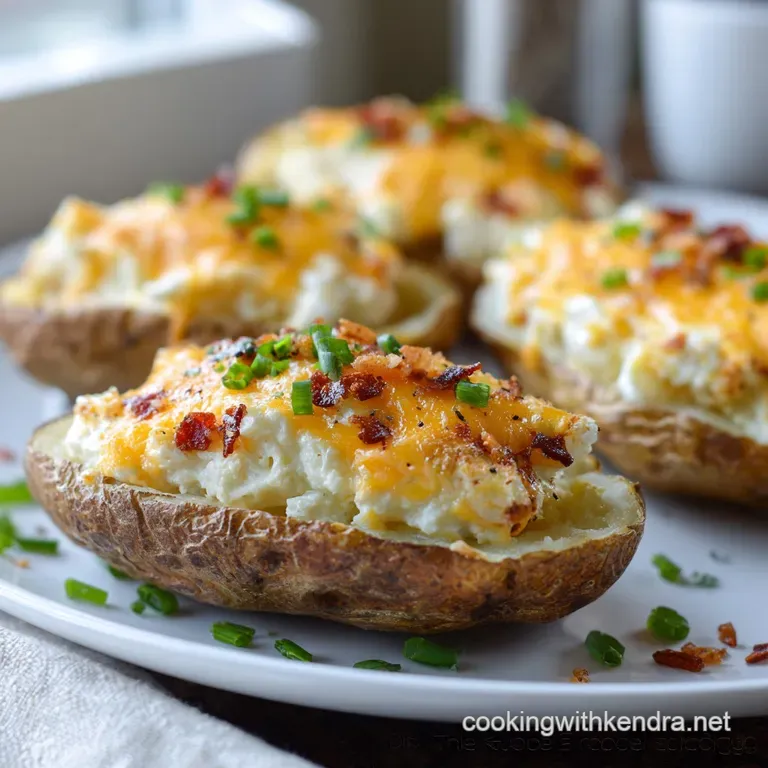 Twice Baked Potatoes: Ultimate Comfort Food presentation