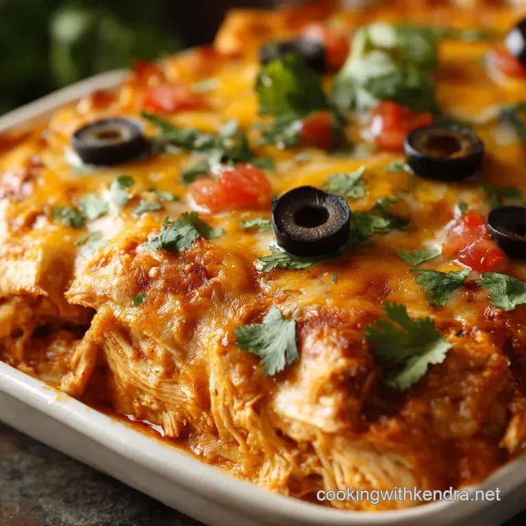 Chicken Enchilada Casserole: The Ultimate No-Roll Weeknight Bake