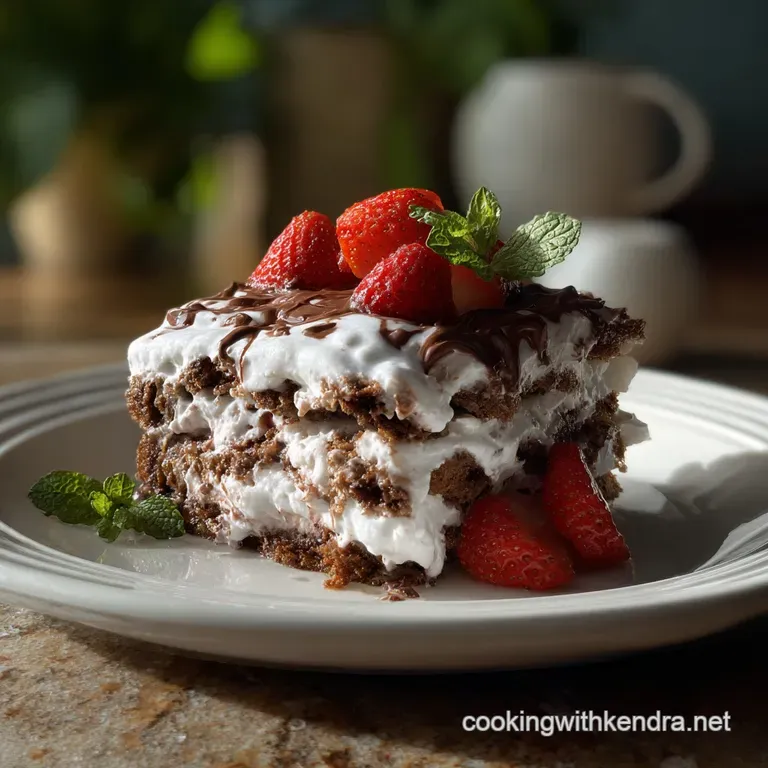 The Ultimate Chocolate Icebox Cake Recipe presentation