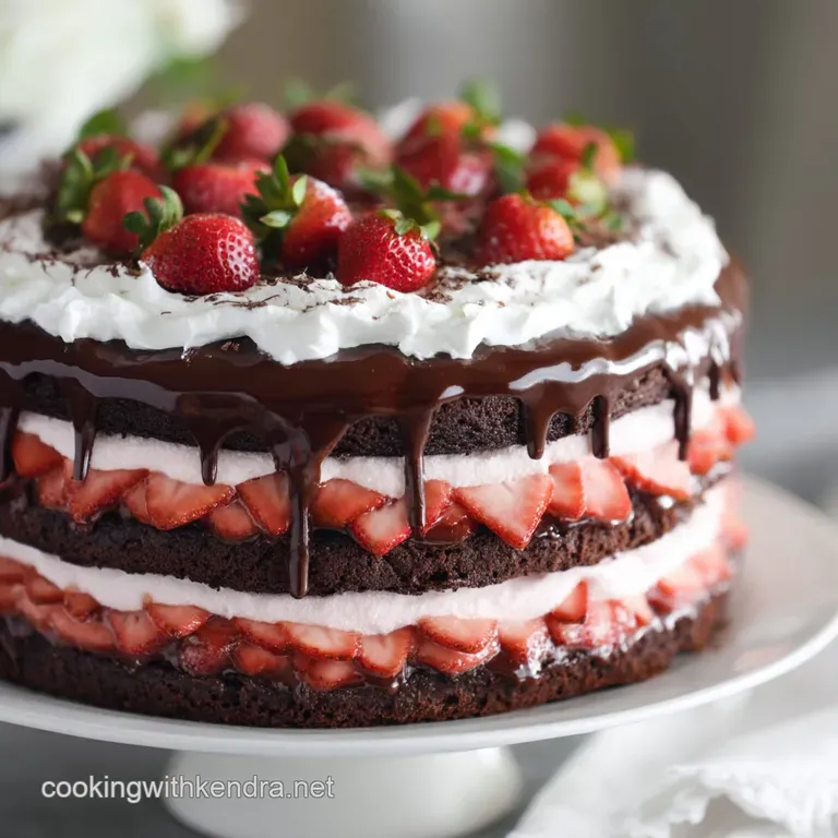 Chocolate Strawberry Cake: Berry Good Showstopper