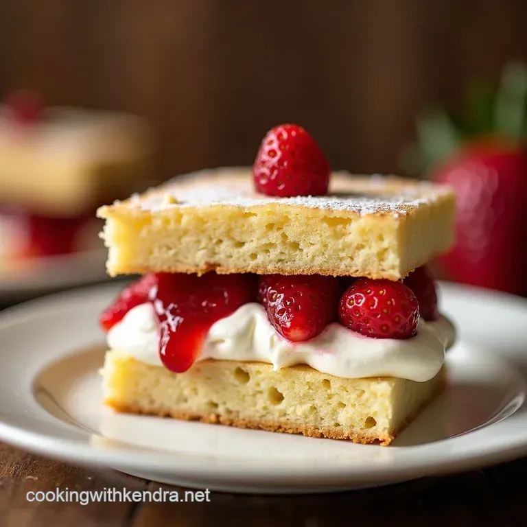 The Ultimate Summer Strawberry Celebration Cake presentation