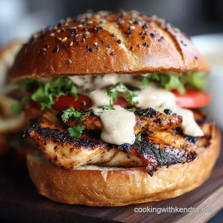Grilled Chicken Sandwich: The Ultimate Bobby Dazzler with Smoky Aioli