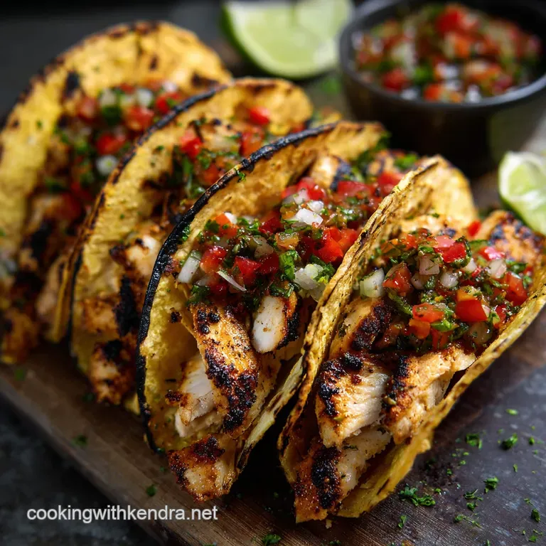 Smoky Fiesta The Ultimate Grilled Chicken Street Tacos