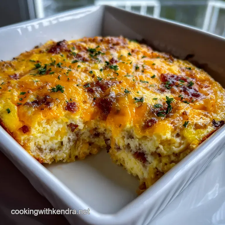 Egg Casserole with Hashbrowns: the Sunday Roast presentation