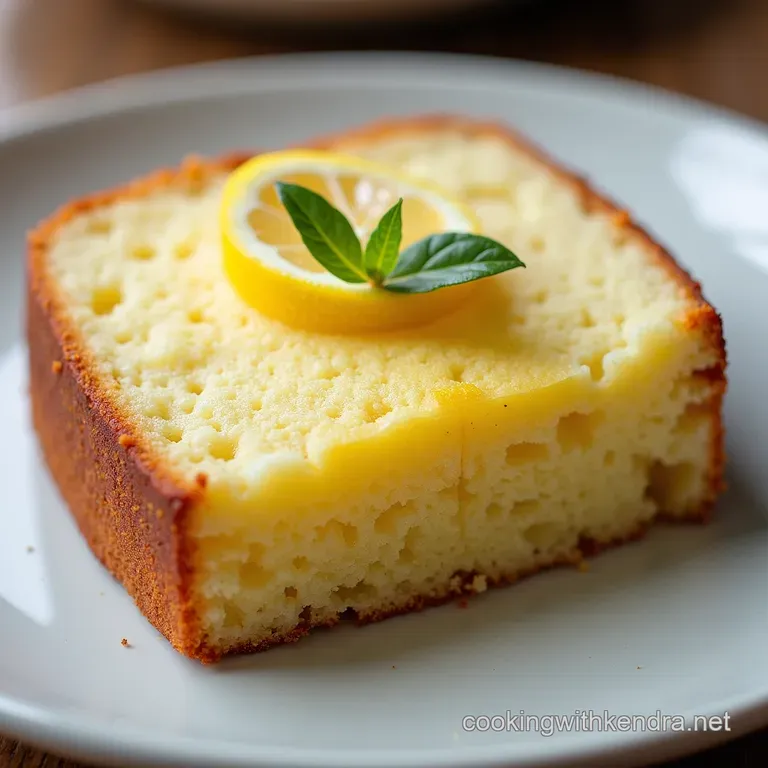 The Keeper of the Tea Tray Ultimate Zesty Lemon Drizzle Cake