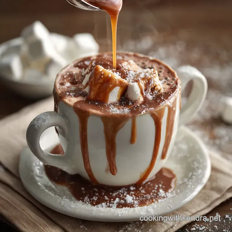 Salted Caramel Hot Chocolate the Ultimate Homemade Decadent Indulgence presentation