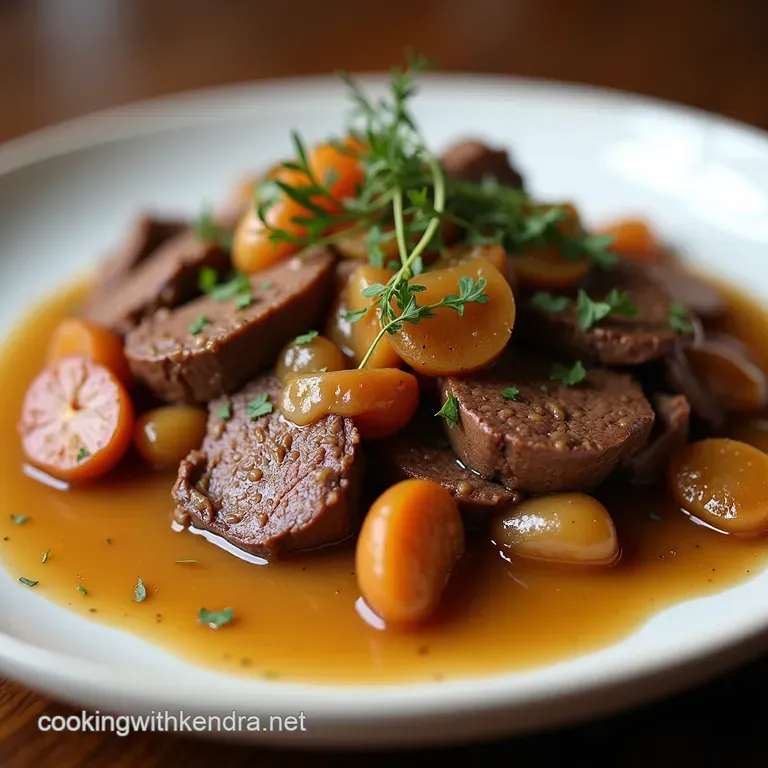 The Ultimate Sunday Best SlowCooked Pot Roast with Rich Onion Gravy