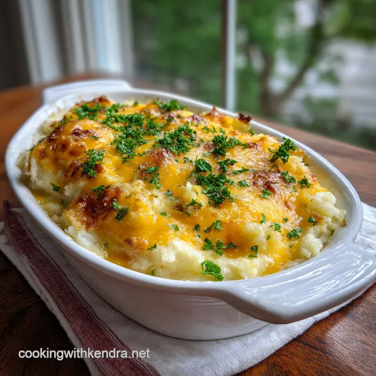 Twice Baked Potato Casserole: Ultimate Cheesy Comfort presentation