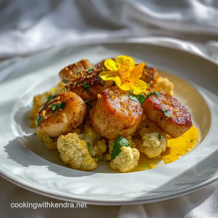 Valentines Dinner Food: Pan-Seared Scallops