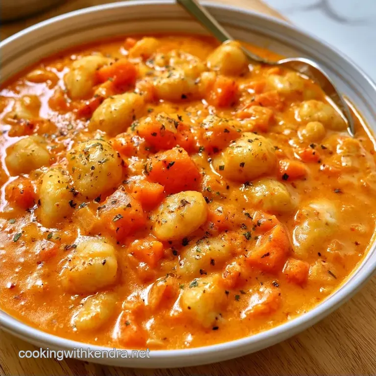 One-Pot Creamy Vegetarian Gnocchi Soup