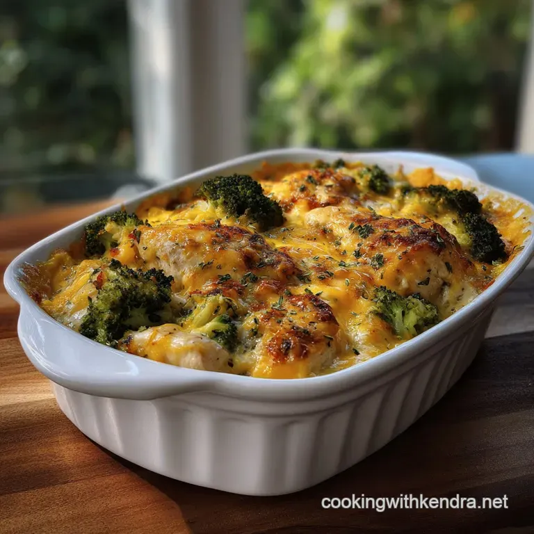 Baked Chicken Broccoli Rice Cheese Casserole with Velveeta