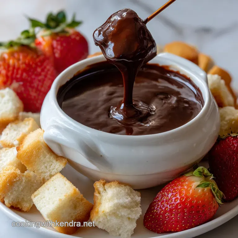Chocolate Fondue: the Ultimate Velvet-Smooth Recipe presentation