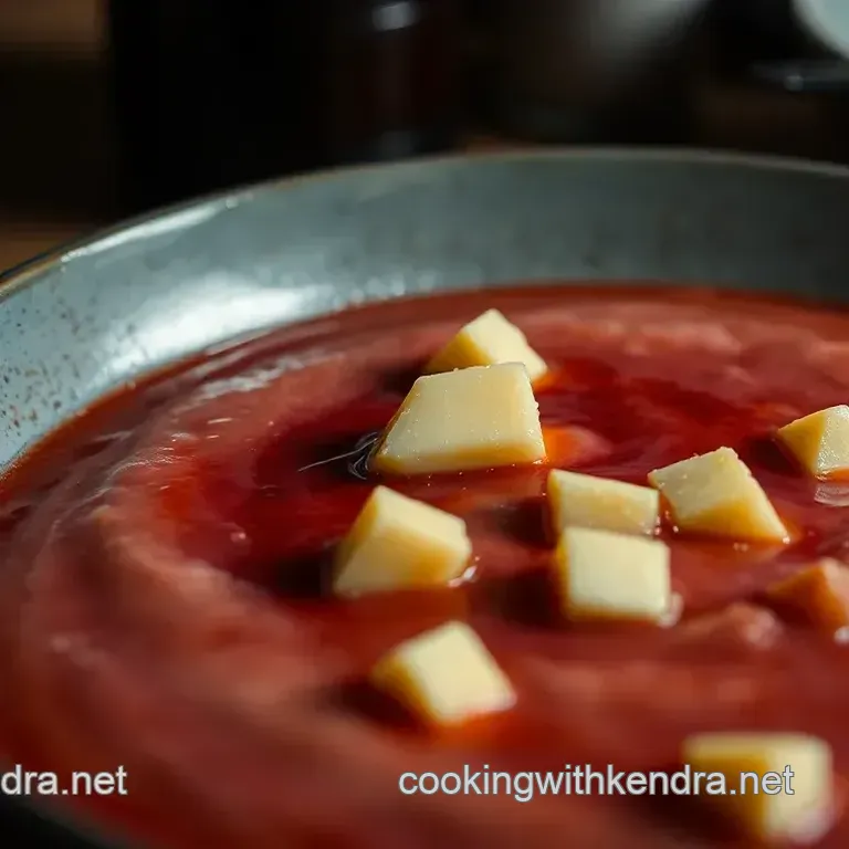 Velvety Beurre Rouge Sauce