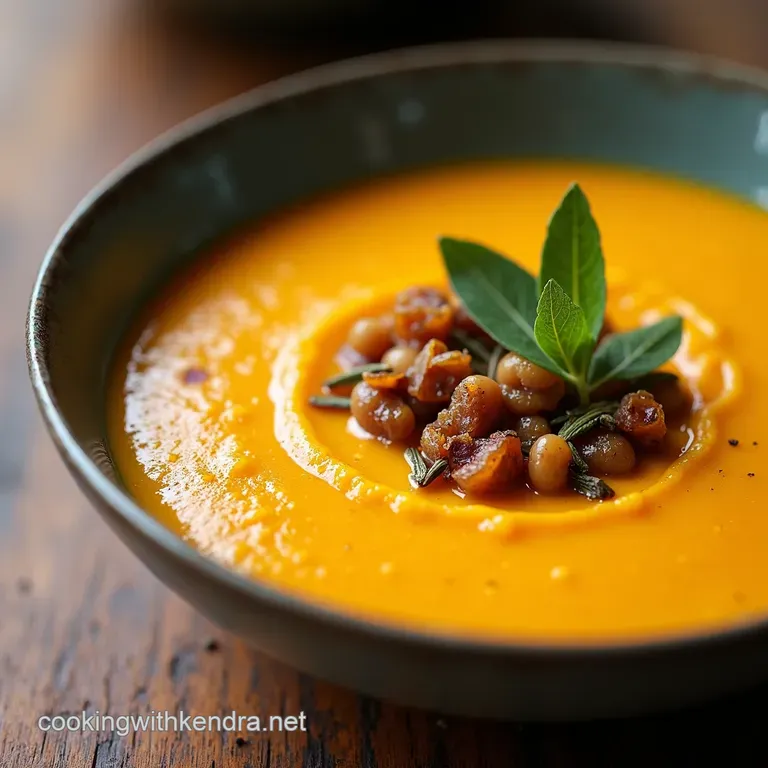 The Velvety Autumn Hug Roasted Butternut Squash Sage Soup