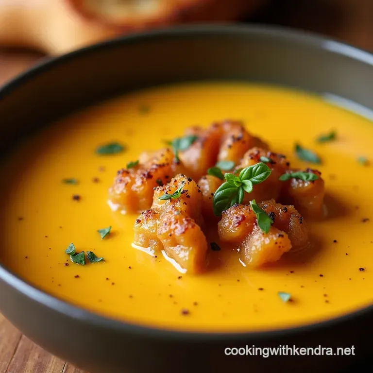 Autumns Velvet Kiss Creamy Butternut Squash Soup with Coconut Milk and the Ultimate Grilled Cheese Dippers presentation
