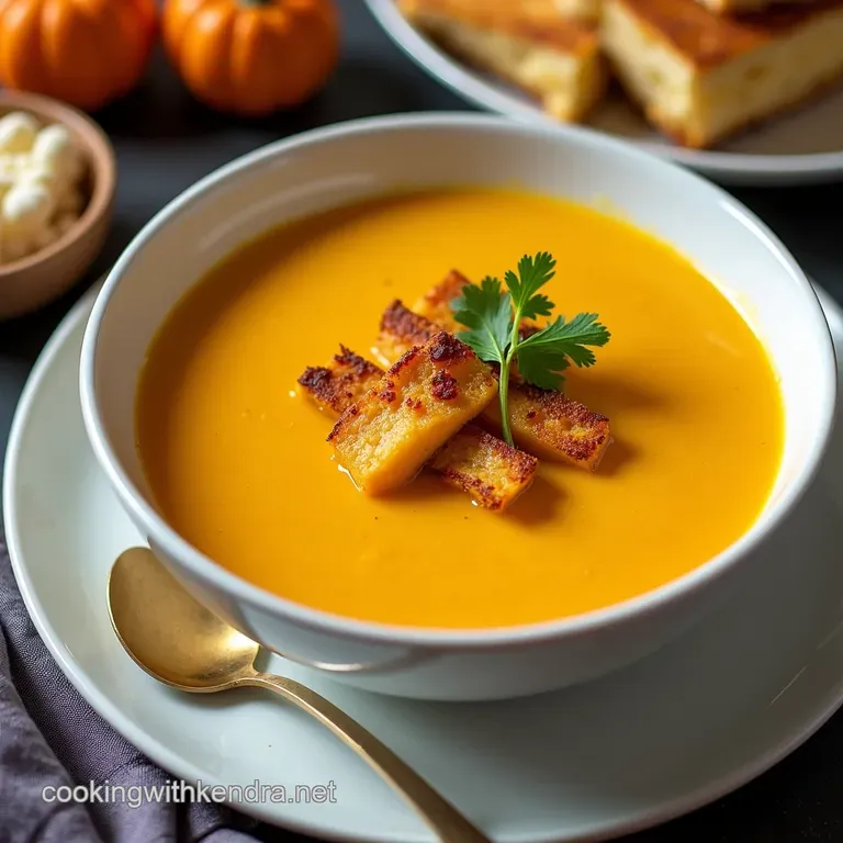 Autumns Velvet Kiss Creamy Butternut Squash Soup with Coconut Milk and The Ultimate Grilled Cheese Dippers