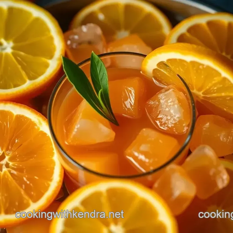 Vibrant Citrus Burst Shots