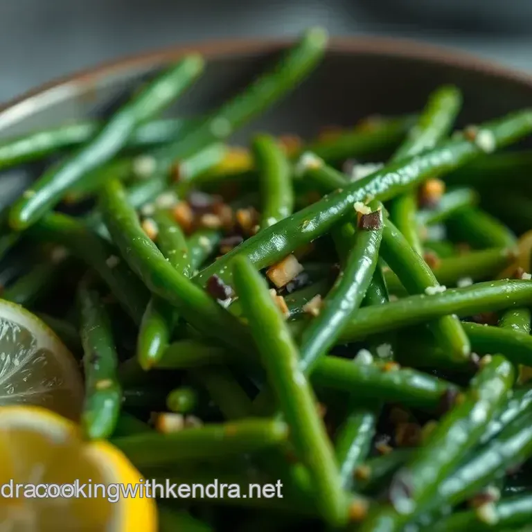 Vibrant Steamed Fresh Beans with Lemon and Herbs
