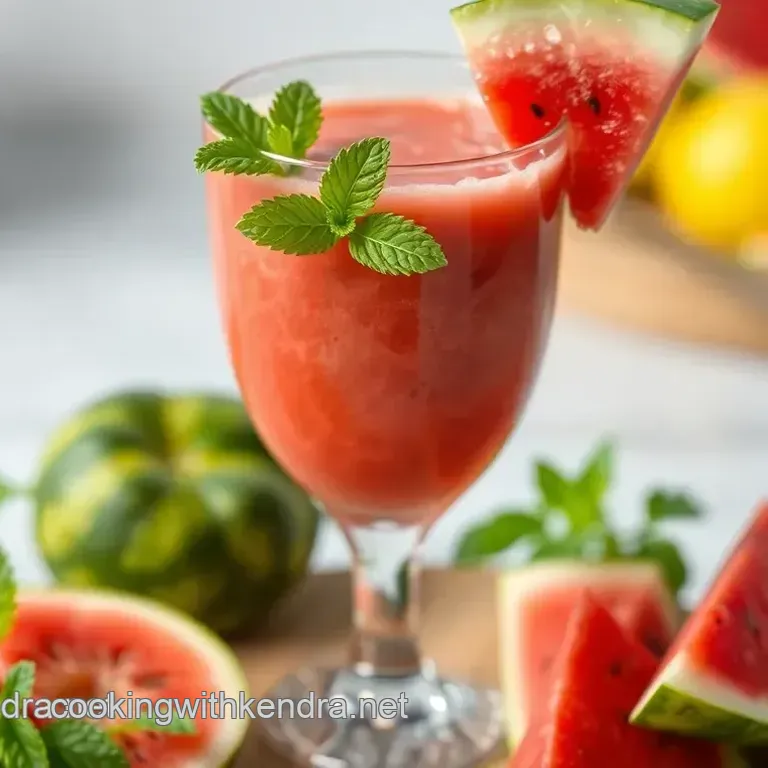 Watermelon Splash: The Ultimate Summer Smoothie