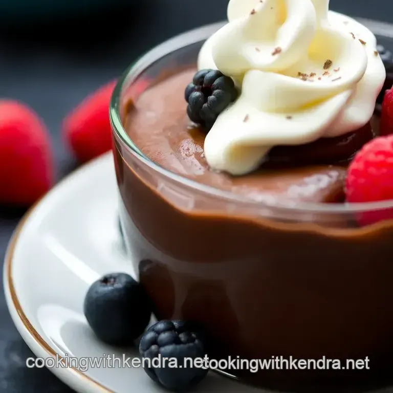 Decadent Chocolate Mousse Cups presentation