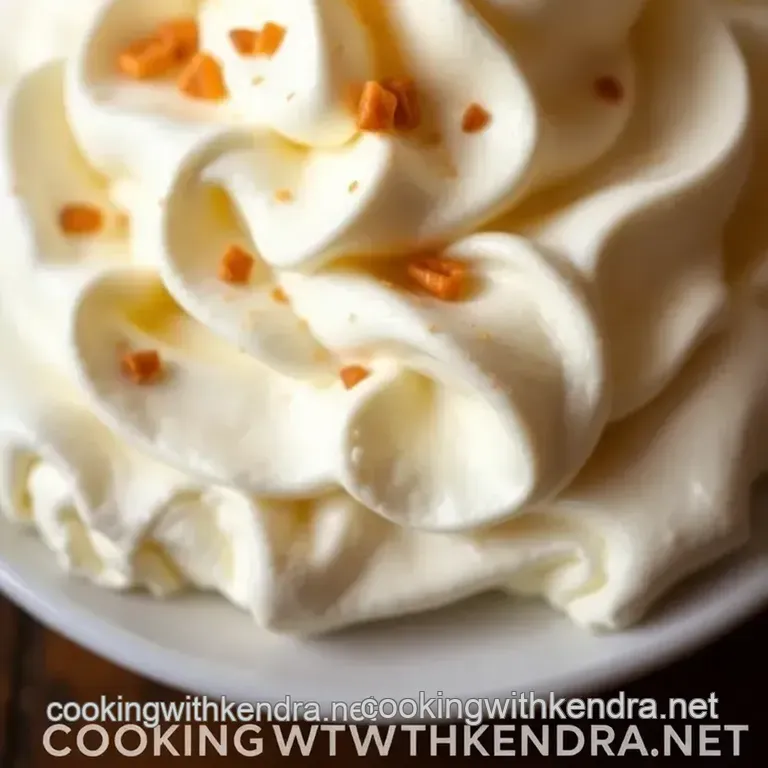Whipped Brown Butter Cream Cheese Bliss presentation