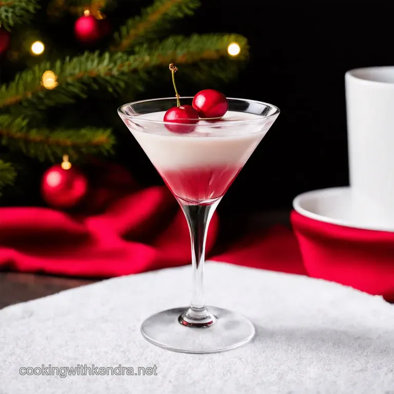 Winter White Cosmo A Festive Cranberry Twist