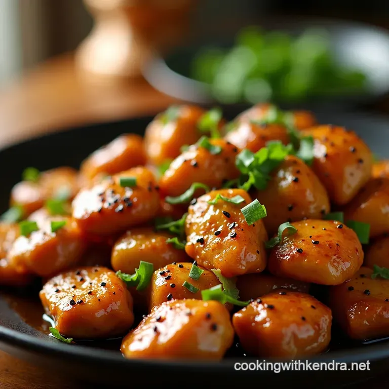 Wokkissed Black Pepper Chicken a Restaurantquality Favourite presentation