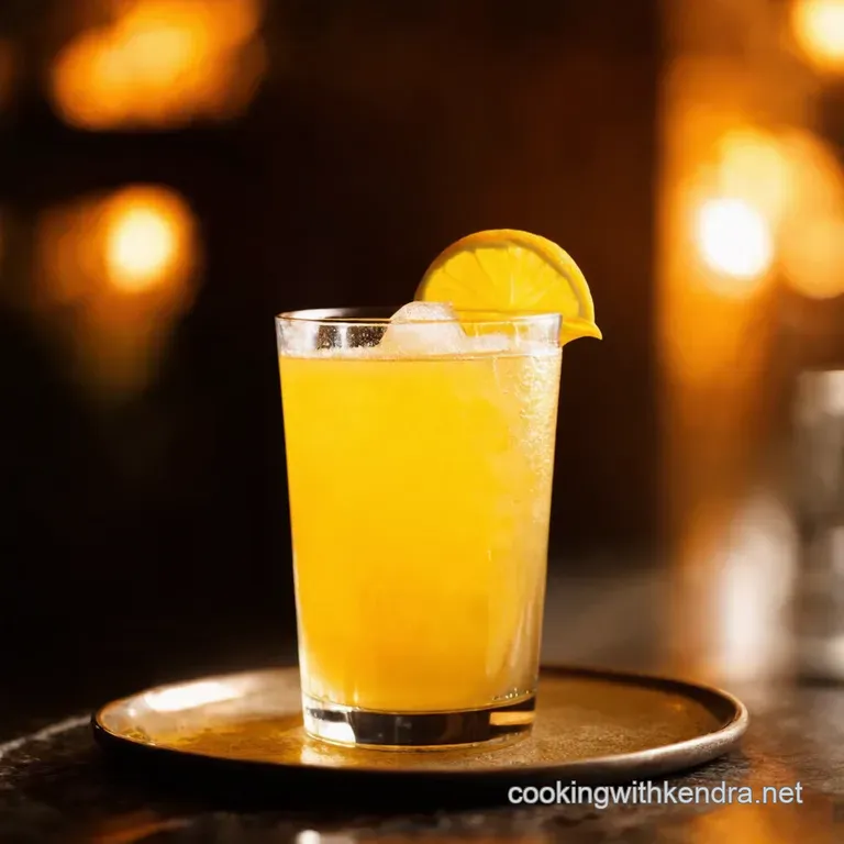Yellow Bird Your Instant Tropical Escape Cocktail presentation