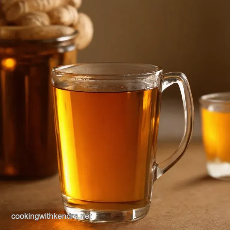 Zesty Ginger Zing Fresh Ginger Tea presentation