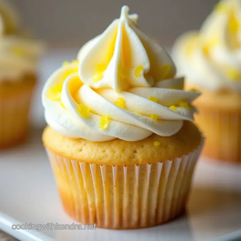 The Ultimate Zesty Lemon Drizzle Cupcakes