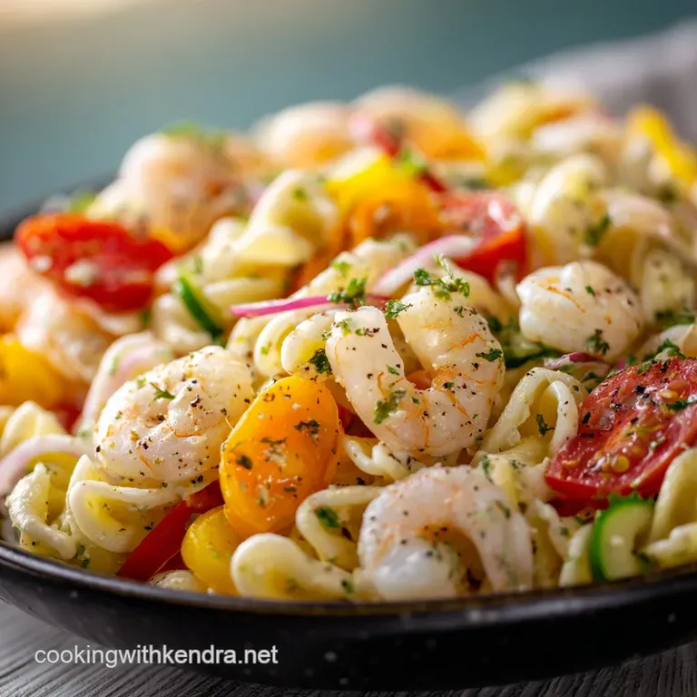 Seafood Pasta Salad: The Coastal Classic with Zesty Lemon-Herb Dressing